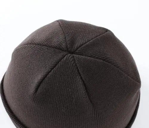 Home Prefer Mens Winter Hats Acrylic Knit Cuff Beanie Cap Warm Womens Beanie Hat - 6