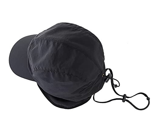 Home Prefer Waterproof Men's Winter Hats with Visor Warm Fleece Lined Baseball Cap Earflaps Trooper Trapper Hat for Men - 6