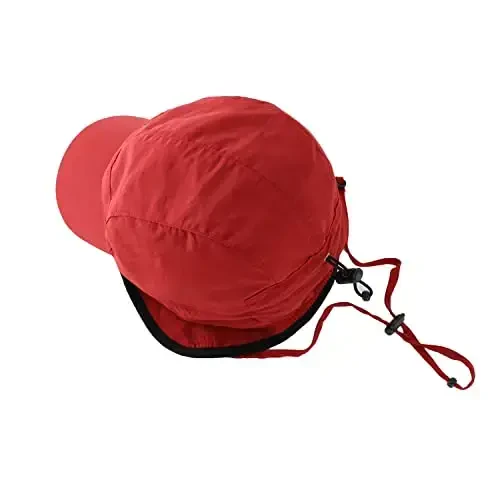 Home Prefer Waterproof Men's Winter Hats with Visor Warm Fleece Lined Baseball Cap Earflaps Trooper Trapper Hat for Men - 5