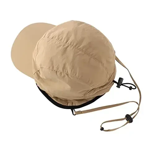 Home Prefer Waterproof Men's Winter Hats with Visor Warm Fleece Lined Baseball Cap Earflaps Trooper Trapper Hat for Men - 5