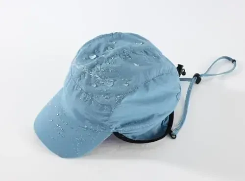 Home Prefer Waterproof Men's Winter Hats with Visor Warm Fleece Lined Baseball Cap Earflaps Trooper Trapper Hat for Men - 4