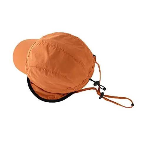 Home Prefer Waterproof Men's Winter Hats with Visor Warm Fleece Lined Baseball Cap Earflaps Trooper Trapper Hat for Men - 5