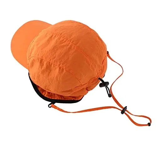 Home Prefer Waterproof Men's Winter Hats with Visor Warm Fleece Lined Baseball Cap Earflaps Trooper Trapper Hat for Men - 5
