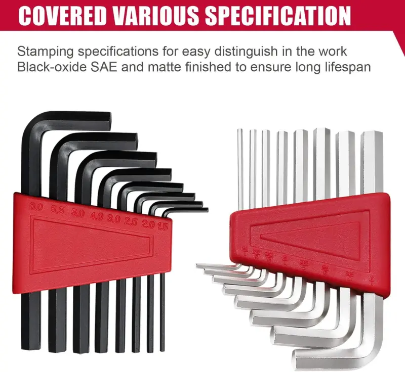 Home Repair Tool Kit, 146 Pieces Basic Home Repair Tool Set, General Mechanic Tool Set, General Household Tool Kit with Plastic Toolbox, Perfect for Homeowner, Office & College Repairs - 5