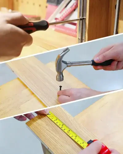 Home Repair Tool Kit, 146 Pieces Basic Home Repair Tool Set, General Mechanic Tool Set, General Household Tool Kit with Plastic Toolbox, Perfect for Homeowner, Office & College Repairs - Modazone (1)