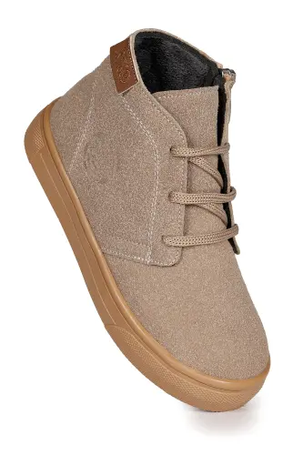 Homer Zippered Baby Boy Booties - KARAMAZI (1)