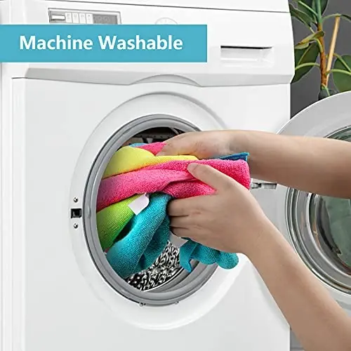 HOMEXCEL Microfiber Tozalash Mato, 8 dona Tozalash Latta, 4 xil rangdagi Tozalash Sochiqlari, 11.5