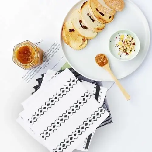 HOMEXCEL Microfiber Cleaning Cloth, Kitchen Towels 12 Pack, Lint Free, Scratch-Free, Highly Absorbent, Reusable Dish Towels for Kitchen and Household - 5