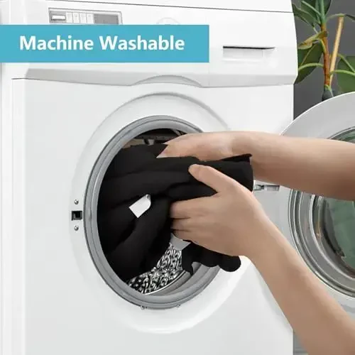 HOMEXCEL Салфетки из черной микрофибры, 8 шт., для кухни, без ворса, не царапают, хорошо впитывают, многоразовые тряпки для дома, окон и стекла, автомобилей, 29 x 29 см - 4