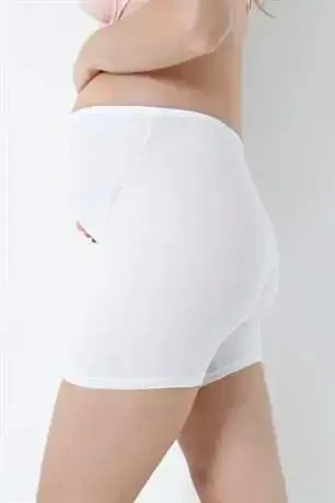 Homilador boksershortlari oq paxta likrali oq - 9