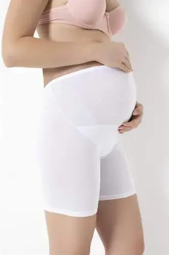 Homilador boksershortlari oq paxta likrali oq - 3