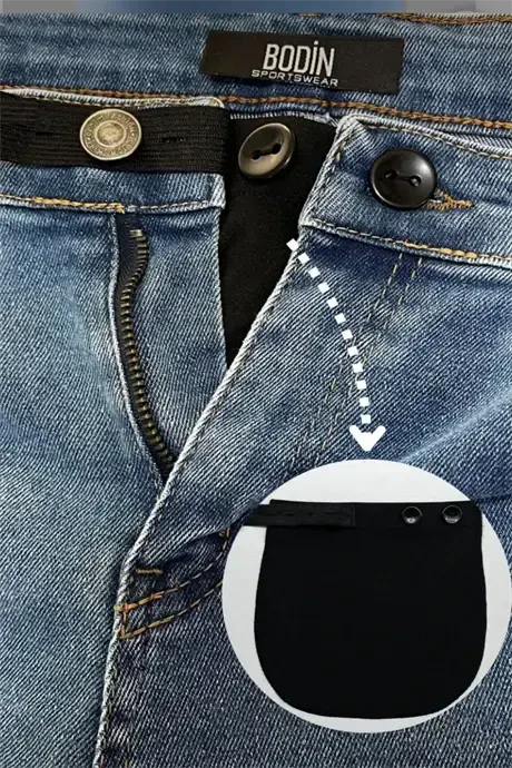 Homiladorlik Pantolon Bel Kengaytirgichi – Ayollar Pantolon Kengaytirgichi, O'ng Tugma Mos, Sozlanishi Anjom Qora - 2