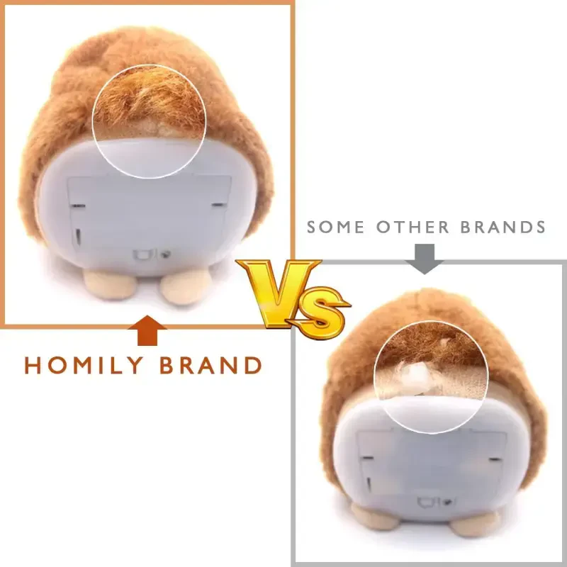 Homily Talking Hamster, Electronic Plush Toy for Kids, Repeats What You Say, Great Gift - 3