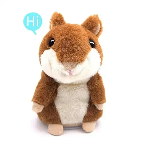 Homily Talking Hamster, Electronic Plush Toy for Kids, Repeats What You Say, Great Gift - 6