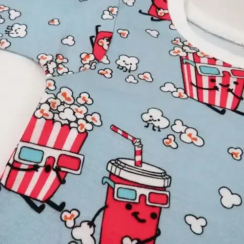 HonestBaby 2 qismli pijamalar bolalar uchun uyqu kiyimlari Pjs 100% organik paxta, chaqaloqlar, yosh bolalar, bolalar, o'g'il bolalar uchun - 3