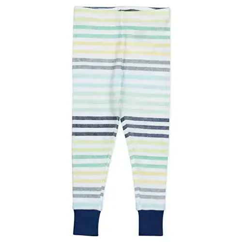 HonestBaby 2 qismli pijamalar Uxlash kiyimlari Pjs 100% Organik Paxta Chaqaloq, Go'dak, Bolalar, O'g'il bola uchun - 4