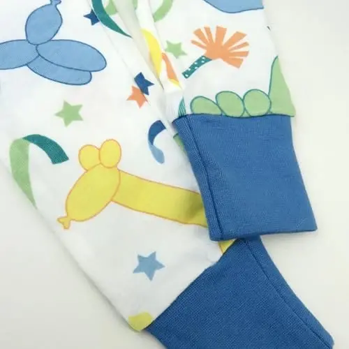HonestBaby 2 qismli pijamalar Uxlash kiyimlari Pjs 100% Organik Paxta Chaqaloq, Yigit, Bolalar, O'g'il bola uchun - 5