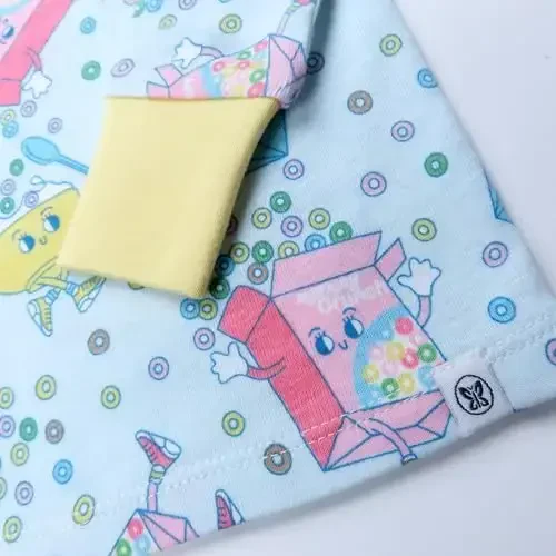 HonestBaby 2 qismli pijamalar Uxlash uchun kiyimlar Pjs 100% Organik Paxta Chaqaloq, Yosh bola, Bolalar, O'g'il bola uchun - 3