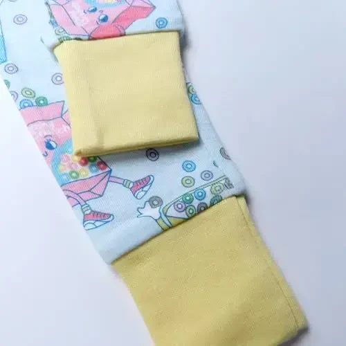 HonestBaby 2 qismli pijamalar Uxlash uchun kiyimlar Pjs 100% Organik Paxta Chaqaloq, Yosh bola, Bolalar, O'g'il bola uchun - 4