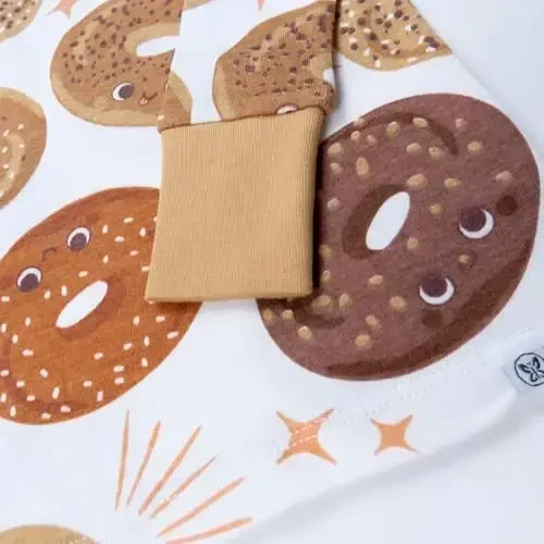 HonestBaby 2 qismli pijamalar Uxlash uchun kiyimlar Pjs 100% organik paxta Chaqaloq, yosh bola, bolalar, o'g'il bola uchun - 3