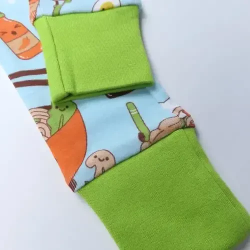 HonestBaby 2 qismli pijamalar Uyqu uchun kiyimlar Pjs 100% Organik Paxta Chaqaloq, Go'dak, Bolalar, O'g'il bola uchun - 4