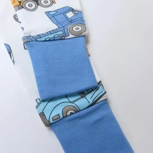 HonestBaby baby-boys 2-piece Pajamas Sleepwear Pjs 100% Organic Cotton for Baby, Toddler, Kids, Boy - 4