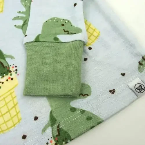 HonestBaby baby-boys 2-piece Pajamas Sleepwear Pjs 100% Organic Cotton for Baby, Toddler, Kids, Boy - 3