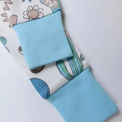 HonestBaby 2 qismli pijamalar Uyqu uchun kiyimlar Pjs 100% organik paxta Chaqaloqlar, yosh bolalar, bolalar, o'g'il bolalar uchun - 4