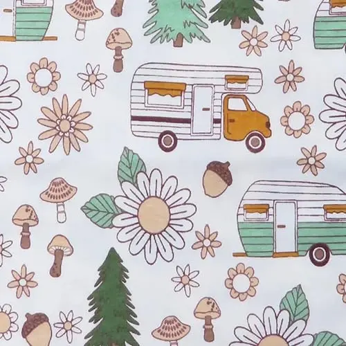 HonestBaby baby-boys 2-piece Pajamas Sleepwear Pjs 100% Organic Cotton for Baby, Toddler, Kids, Boy - 5