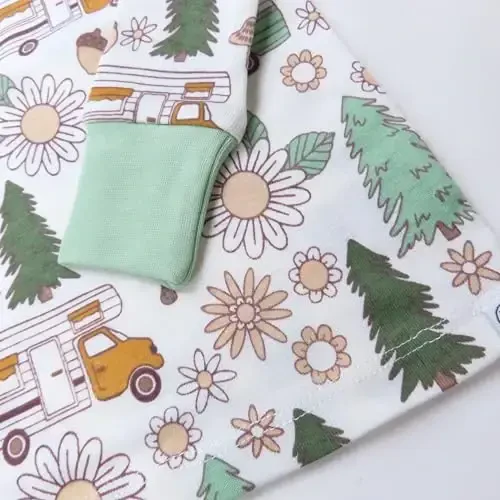 HonestBaby 2-Piece Pajamas Sleepwear Pjs 100% Organic Cotton for Baby, Toddler, Kids, Boy - 3