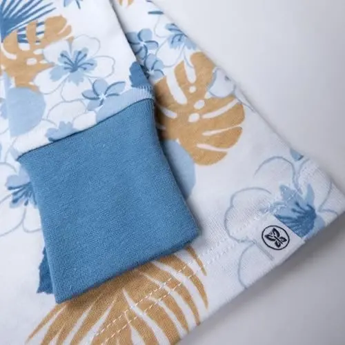 HonestBaby baby-boys 2-piece Pajamas Sleepwear Pjs 100% Organic Cotton for Baby, Toddler, Kids, Boy - 4