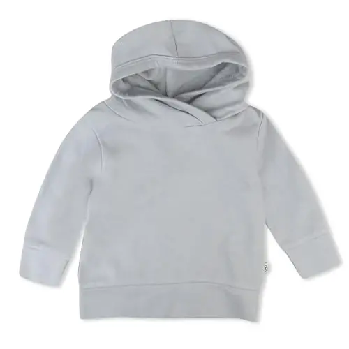 HonestBaby Baby Comfy Crew Sweatshirt With Pockets 100% Organic Cotton for Toddler, Baby Boys, Girls - 1