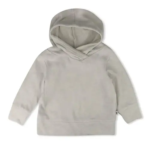 HonestBaby Baby Comfy Crew Sweatshirt With Pockets 100% Organic Cotton for Toddler, Baby Boys, Girls - 1
