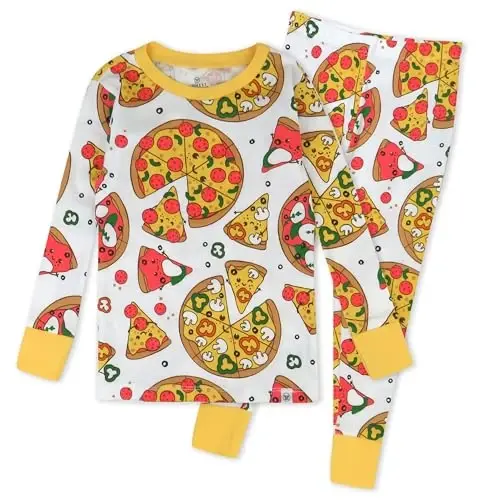 HonestBaby Boys Organic Cotton 2-Piece Snug Fit Pajama Set - 1