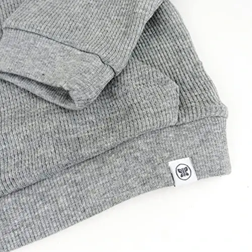 HonestBaby Comfy Crew Sweatshirt with Pockets 100% Organic Cotton for Toddler, Baby Boys, Girls - 3