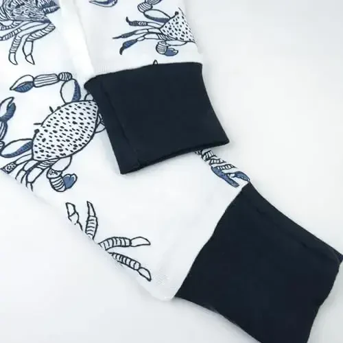 HonestBaby baby-boys 2-piece Pajamas Sleepwear Pjs 100% Organic Cotton for Baby, Toddler, Kids, Boy - 4