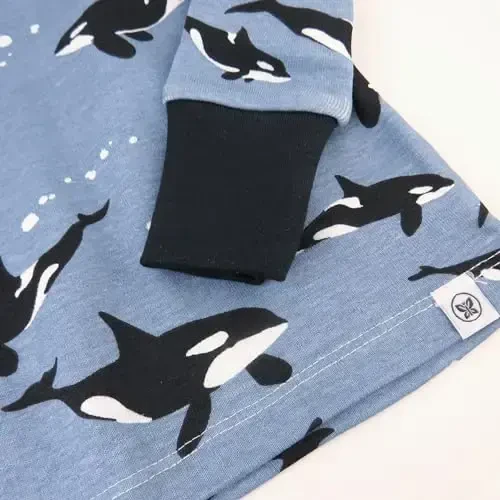 HonestBaby baby-boys 2-piece Pajamas Sleepwear Pjs 100% Organic Cotton for Baby, Toddler, Kids, Boy - 3