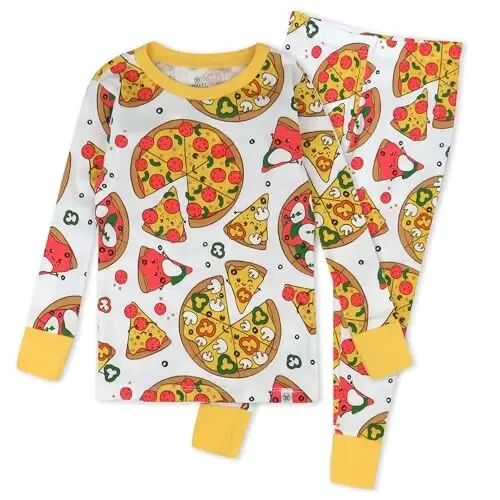HonestBaby Boys Organic Cotton 2-Piece Snug Fit Pajama Set - 1