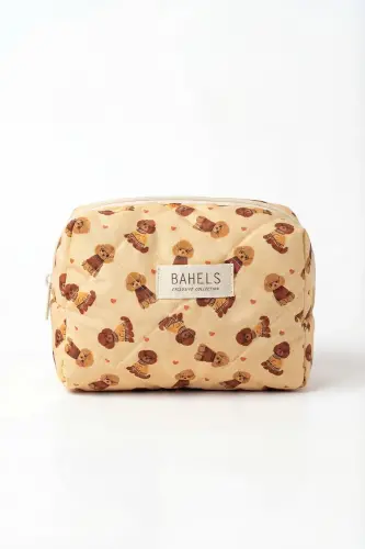 Honey Puppy Makyaj Çantası-Sarı22 - 3