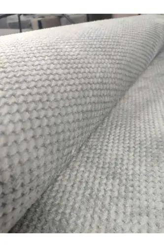 Honeycomb Textured Grey Non-Slip Base Round Living Room Kitchen Hallway Rug - HONEYCOMB-GREY-ROUND-FRINGELESS - 4