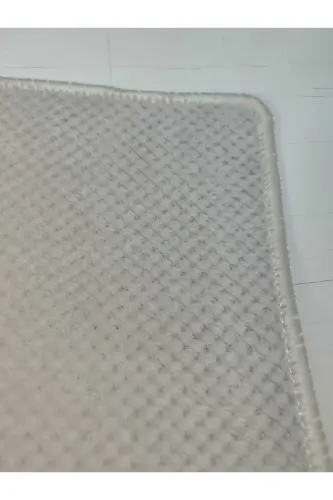 Honeycomb Textured Light Mink Colored Non-Slip Base Living Room Kitchen Hallway Corridor Carpet - PETEK-VİZON-SAÇAKSIZ - 8