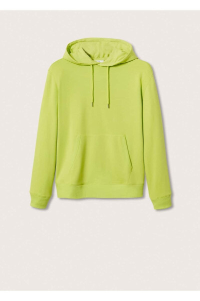 Hooded Basic Lightweight Sweatshirt - 3