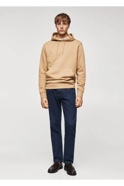 Hooded Basic Lightweight Sweatshirt - 2