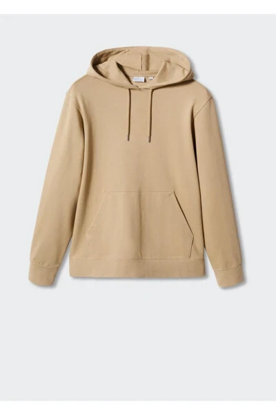 Hooded Basic Lightweight Sweatshirt - 3