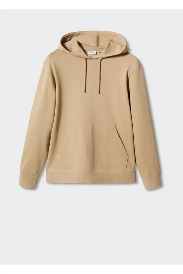 Hooded Basic Lightweight Sweatshirt - 3