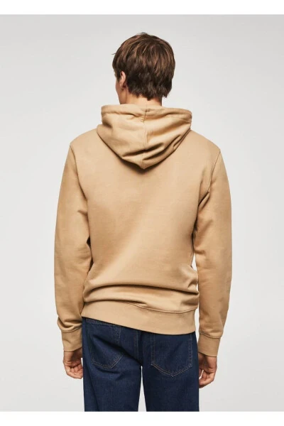Hooded Basic Lightweight Sweatshirt - 4