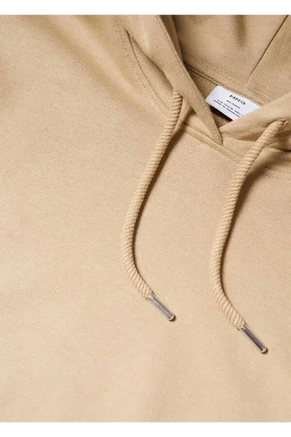 Hooded Basic Lightweight Sweatshirt - 5