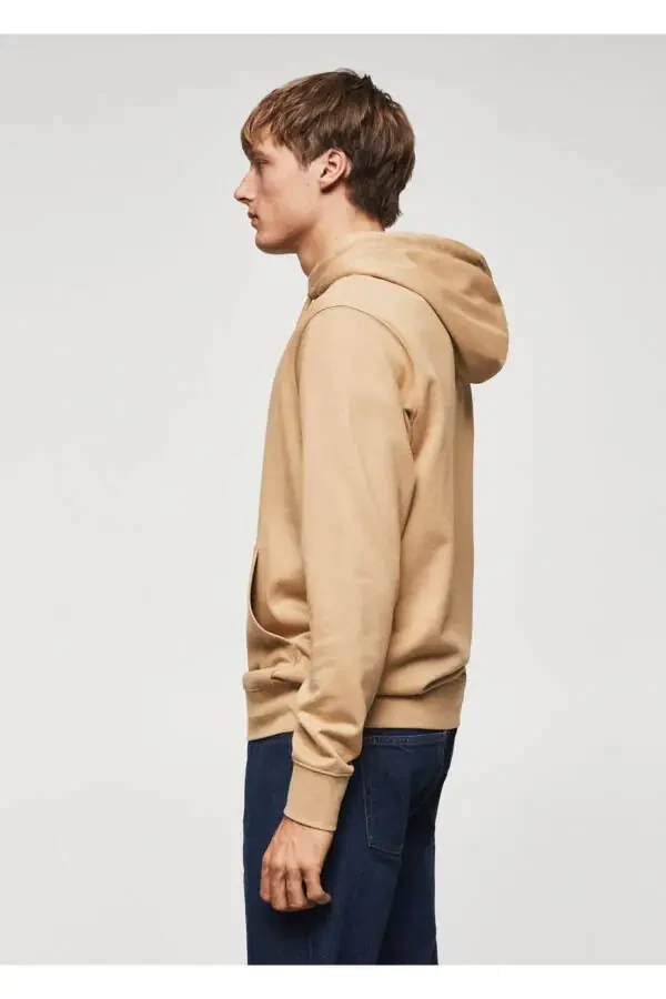 Hooded Basic Lightweight Sweatshirt - 6