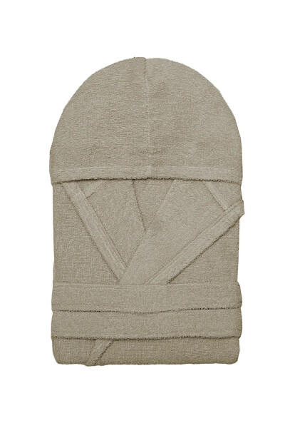 Hooded Bathrobe - Women & Men | 100% Cotton | Da - 4