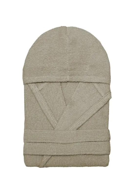 Hooded Bathrobe - Women & Men | 100% Cotton | Durable | Quick Dry | Soft Comfort - Pink - 5